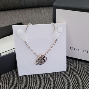 Authentic Gucci sterling silver double G toggle necklace!!